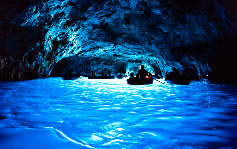 Blauwe grotten
